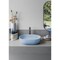 Ruvati 19-inch Pacific Blue epiStone Solid Surface Modern Bathroom Vessel Sink RVB2119LE - alternate 5